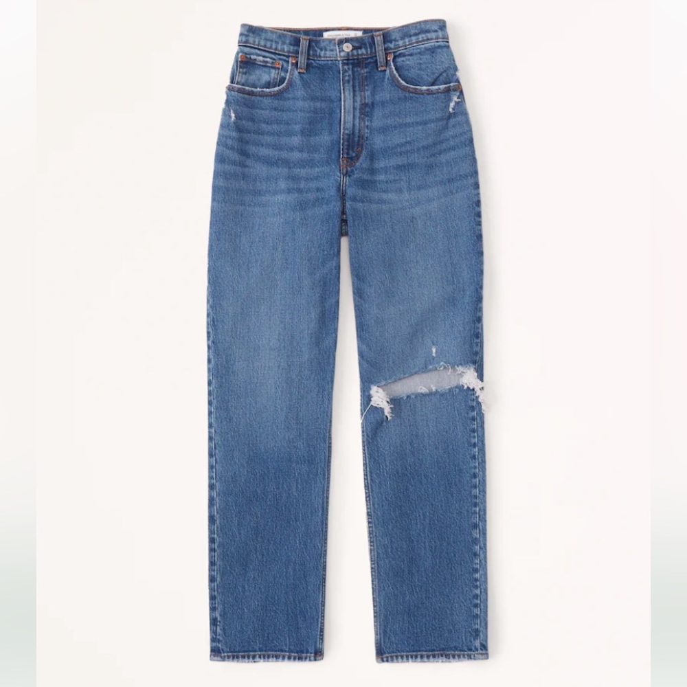 Brand New With Tags Abercrombie & Fitch- The 90s Straight Ultra High Rise Jeans